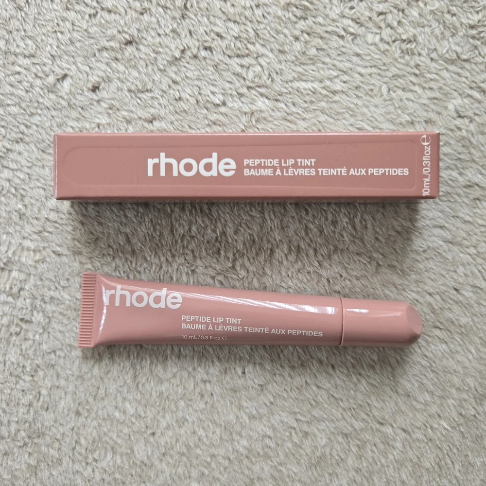 NIB - RHODE Peptide Lip Tint Nourishing Glaze Set in Toast, Ribbon, PBJ